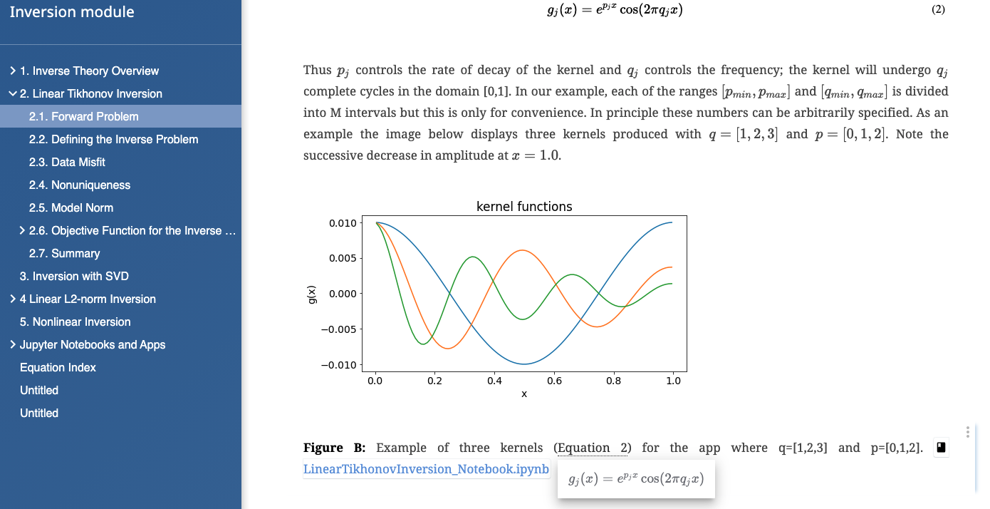 Creating educational resources in Curvenote. View the geophysics course sample.