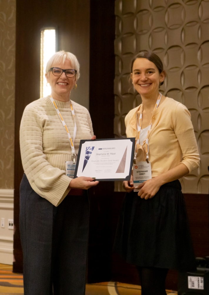 Stephanie Ribet wins MRS gold graduate student award