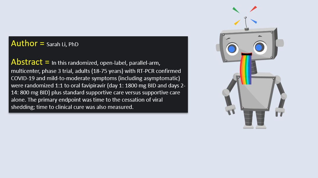 Clearly marking up the abstract paragraph in a machine-readable way makes Google Scholar Bot puke rainbows.