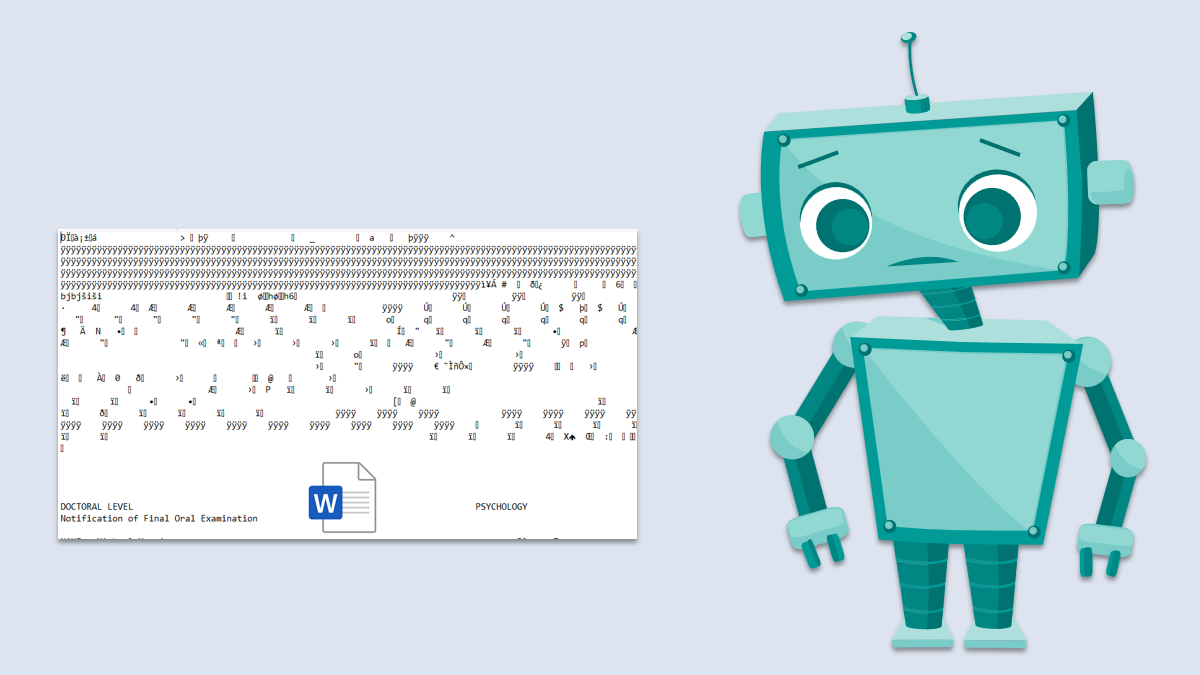 Word and PDF files are less machine readable than HTML; we need a format for science that is MORE machine-readable.