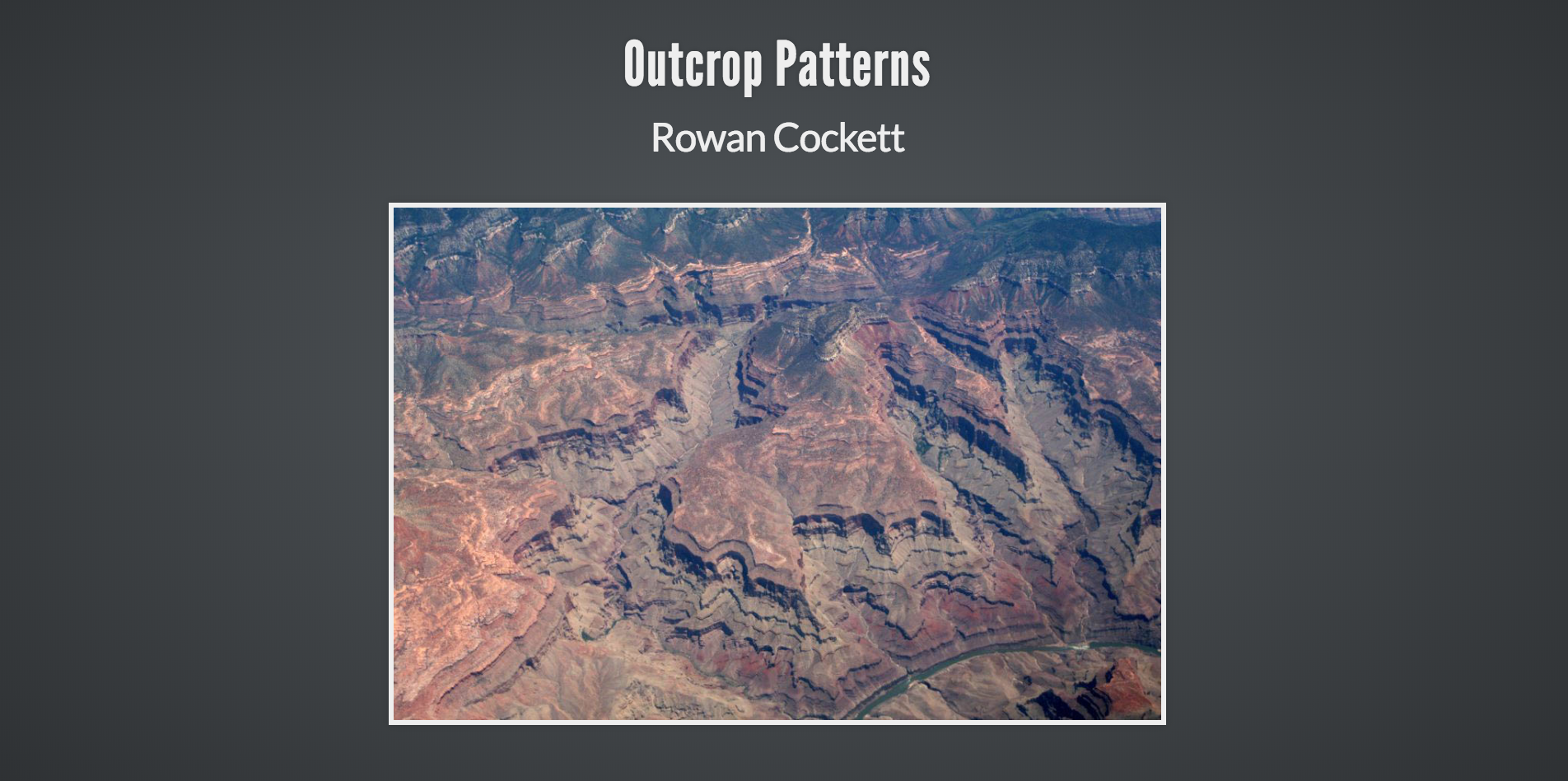 Outcrop Patterns