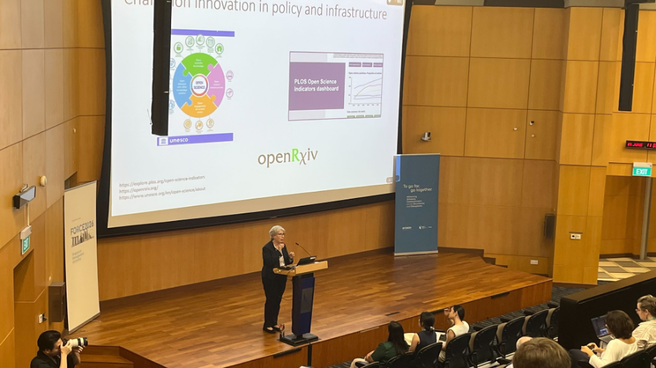 Ginny Barbour’s closing keynote mentioned our openRxiv work specifically as something she was excited about.