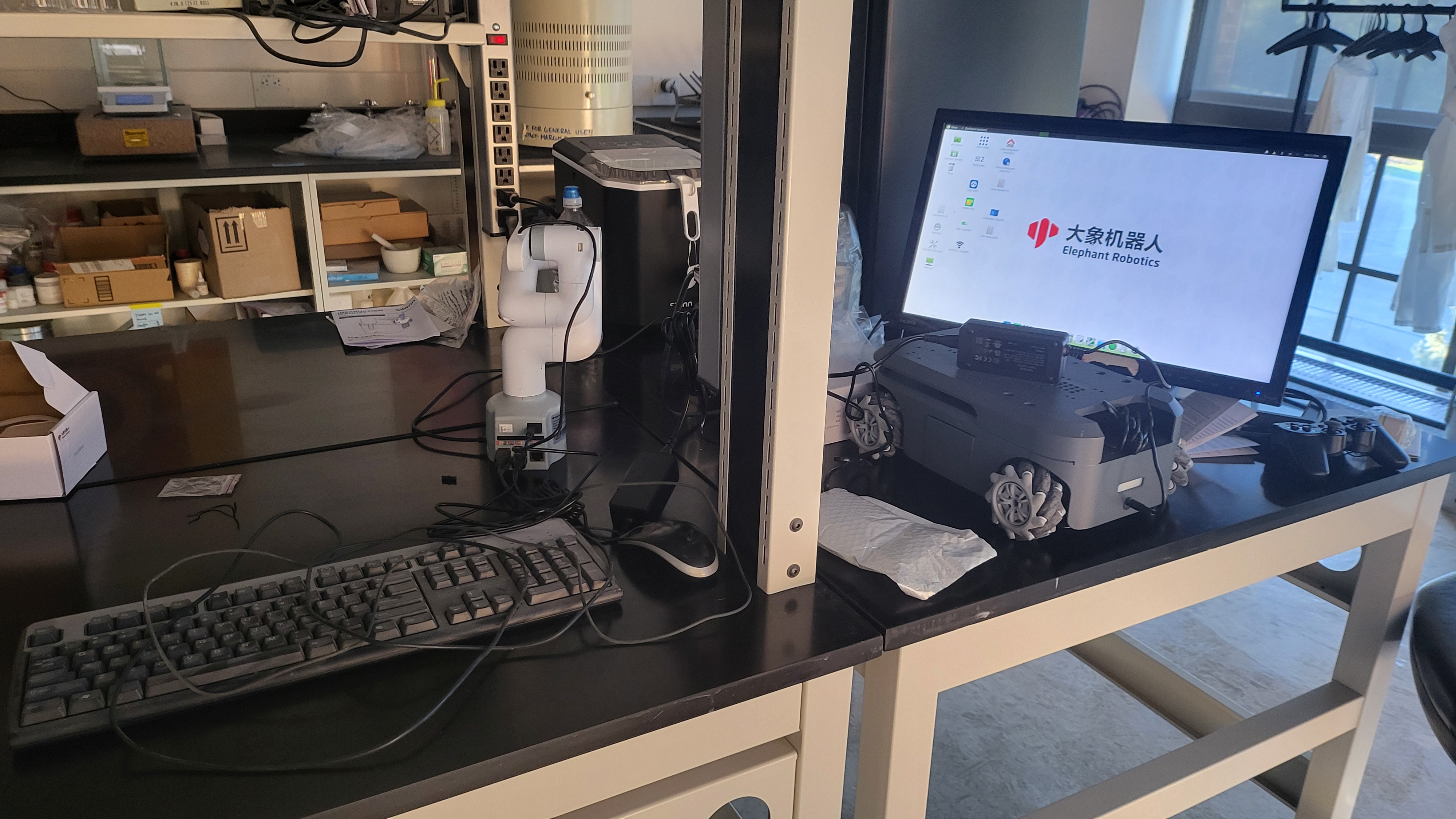Robotics in lab: there is always a beginning.