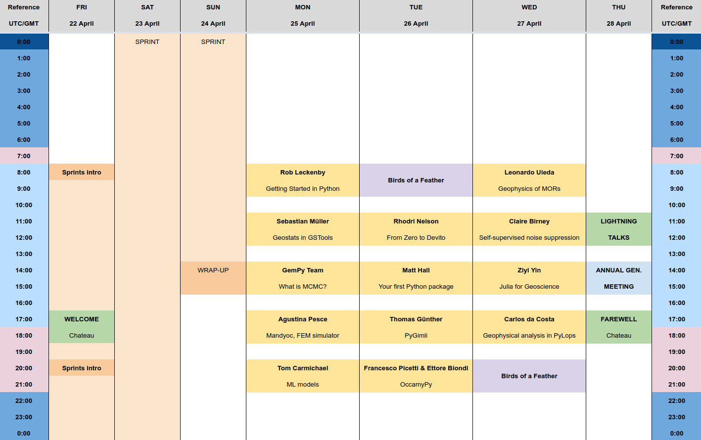 Check the live schedule here 👉🏻 https://swu.ng/t22schedule or subscribe to the calendar (.ics)